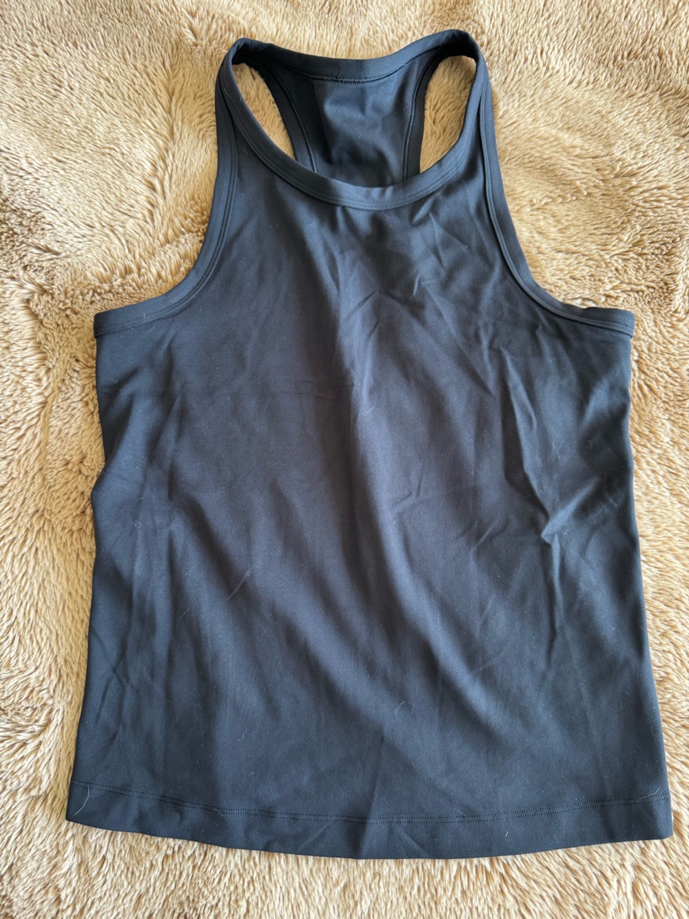 lululemon athletica Black Racerback Tank Top- NEVER WORN!